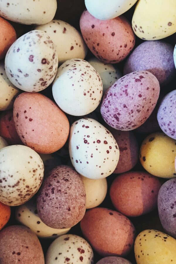 Mini påskeegg i sjokolade